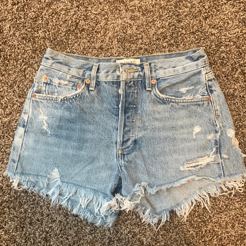 Agolde Parker denim shorts size 24